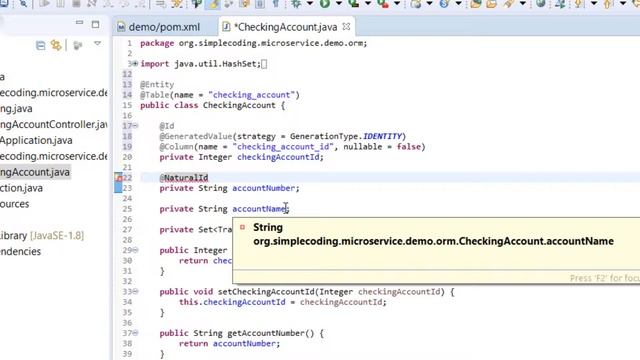 JPA (Hibernate) and Database (Spring Boot Microservices - Part 3) смотреть онлайн