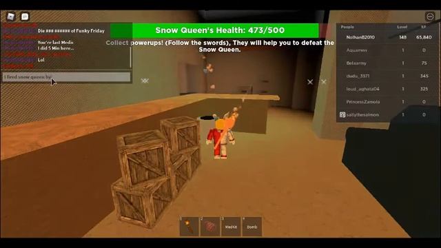 Roblox : Destroy The Snow Queen смотреть онлайн