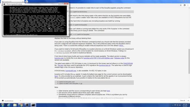 Bash Shell on Windows with Busybox смотреть онлайн
