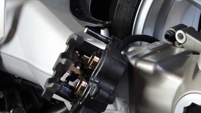 VFR1200F DCT Rear Brake Inspection