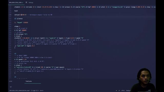 Live Coding Music Performance "Tempa Sukma" at SkillBox смотреть онлайн