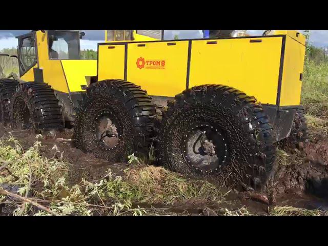 Мульчер Тром 8 на болоте смотреть онлайн