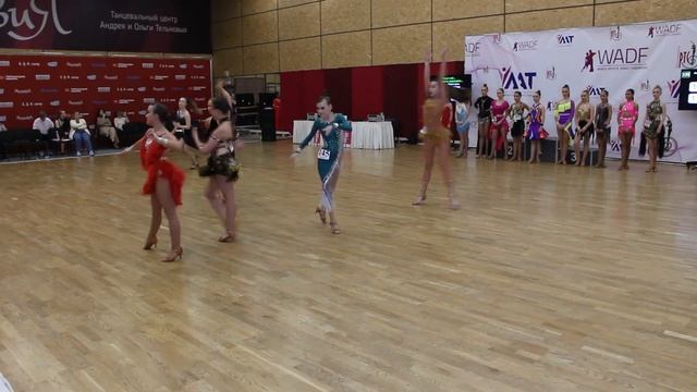 CHA-CHA-CHA Junior 1 (QF) RDU Moscow Artistic Dance Championship 2023 смотреть онлайн