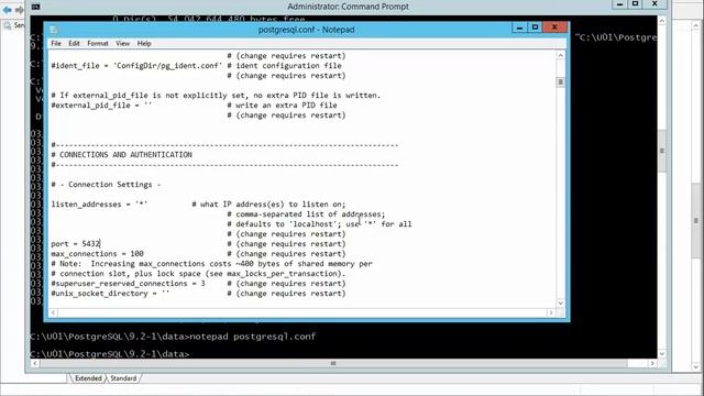 Install PostgreSQL database 2 instances on Windows смотреть онлайн
