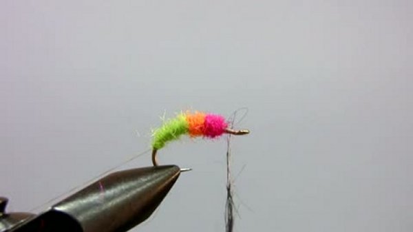 Нахлыст. Вязание мушки Ividescent Czech Nymph