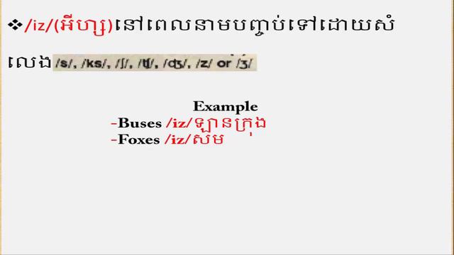 HOW TO PRONUNCIATION S /ES របៀបបញ្ចេញសំលេង s/es/z/iz смотреть онлайн