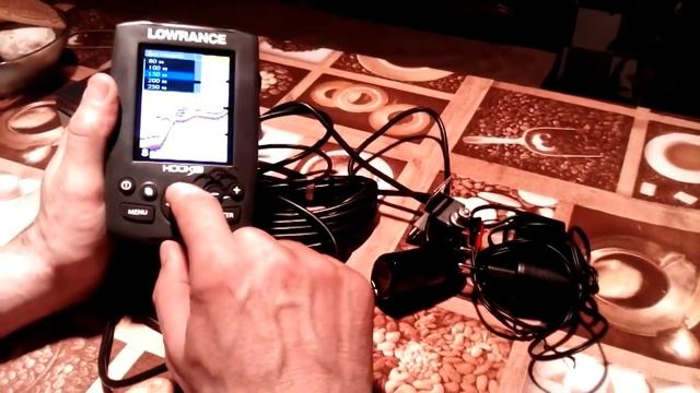 первоначальные настройки эхолота Lowrance Hook 3X - YouTube