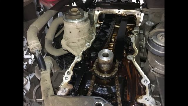 15. Замена цепи ГРМ Skoda Yeti 1.2 TSI 105 л.с. 2010г смотреть онлайн