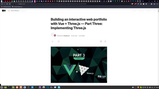 Моє нове портфоліо: на Vue + Vuetify з нуля. Перший бій з Tree.js смотреть онлайн