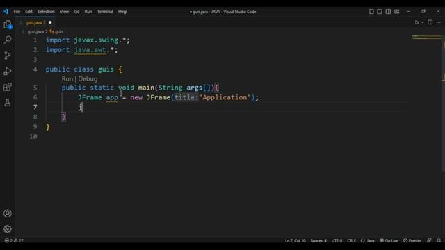 Java GUI | GUI | смотреть онлайн