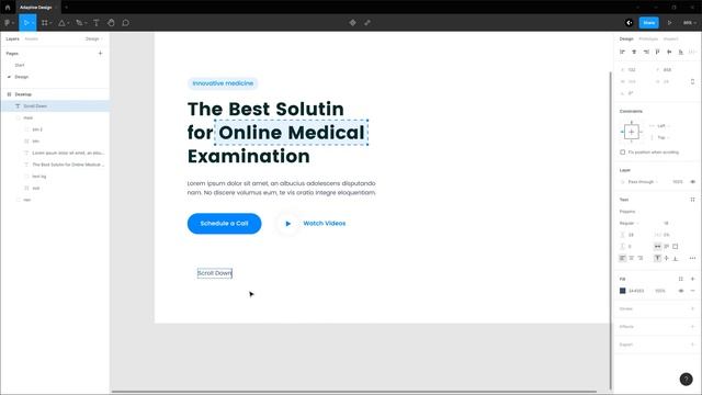 Responsive Web Design | Adaptive Web Design Tutorial in Figma смотреть онлайн