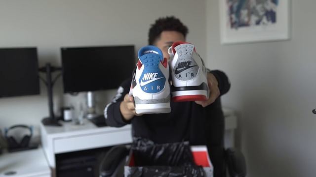"WHAT THE" Nike Air Jordan 4 Review and On Feet! смотреть онлайн