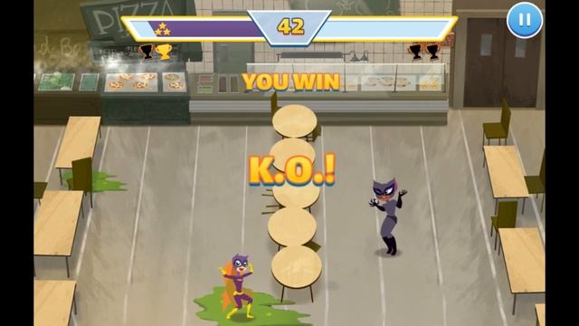 DC Super Hero Girls Food Fight - BatGirl (CN Games) смотреть онлайн