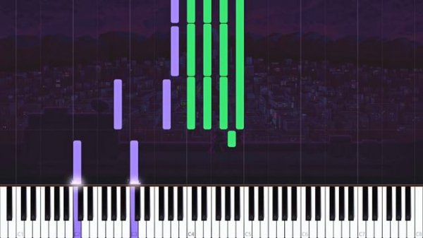 Rain on Brick - Katana Zero OST [Synthesia] Piano Arrangement