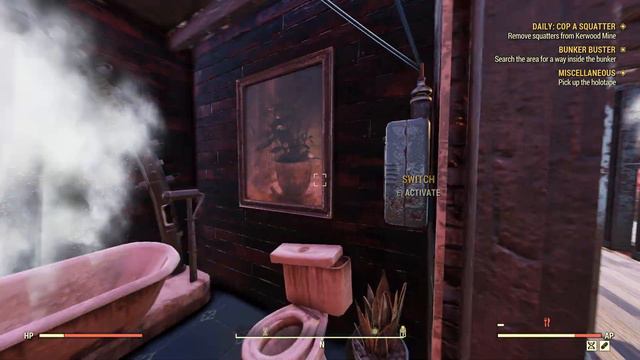 1950s Midcentury Modern House C.A.M.P. Walk Through Fallout 76 смотреть онлайн