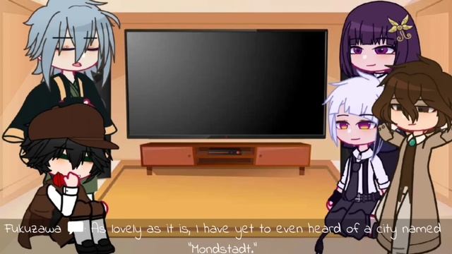 Bsd react to M!Y/n as Venti (WIP) || Bsd x Genshin impact смотреть онлайн