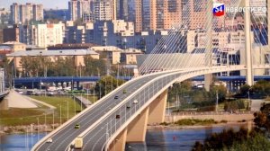 открытие Бугринского моста в Новосибирске.