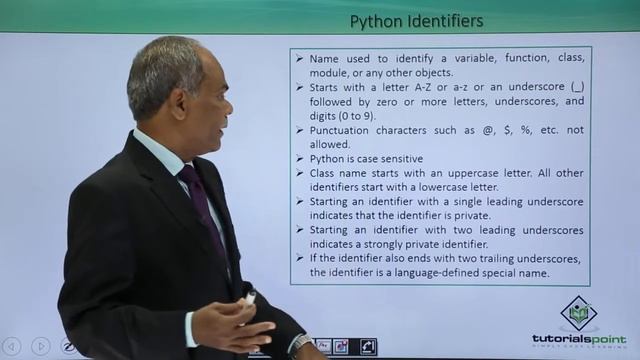Python - Indentifiers смотреть онлайн