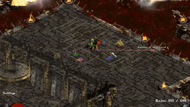 Diablo 2 Mephisto moat trick (Firewall) смотреть онлайн