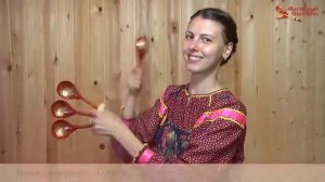 Ложки музыкальные веерные с бубенцами