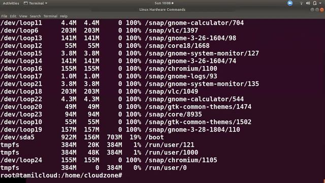 LINUX HARDWARE COMMANDS #2 | BEGINNERS CHEAT SHEET | TAMIL CLOUD смотреть онлайн