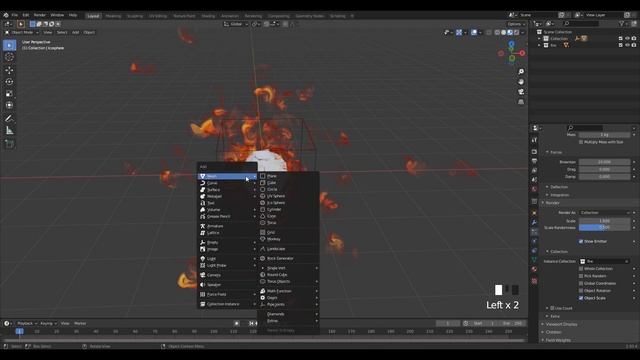 Particle Fire in Blender 2.93.4 Tutorial смотреть онлайн