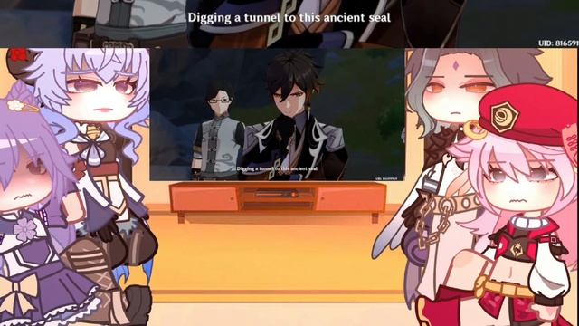 [?] Liyue Characters react to Rex Lapis (Zhongli) || Zhongli Birthday Special || смотреть онлайн