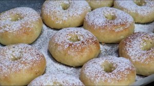 Без дрожжей и без масла. Воздушные творожные пончики в духовке