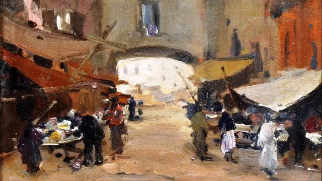 FRANCESCO DI MARINO (Napoli 1892 -1954) Pittore impressionista di scene di strada смотреть онлайн
