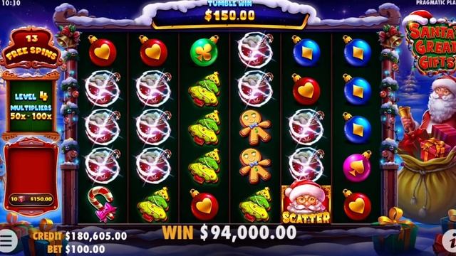 I brought 5 $50,000 bonus on Santa’s great gifts and got a huge profit смотреть онлайн
