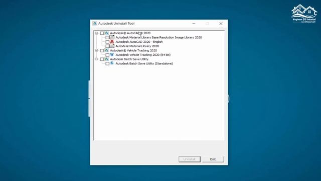 الطريقة الصحيحة لحذف برامج شركة AUTODESK من جهازك AutoCAD Revit 3DS Max… смотреть онлайн