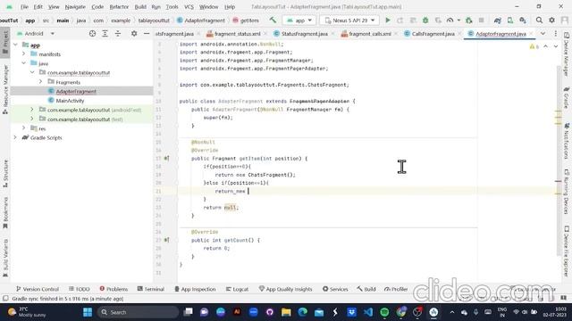 Tab Layout in Android | Android Studio | Android App Development | Java смотреть онлайн