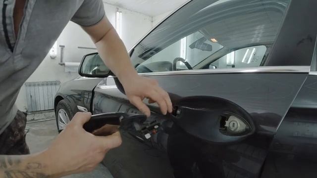 как снять ручку водительской двери BMV 523 i смотреть онлайн