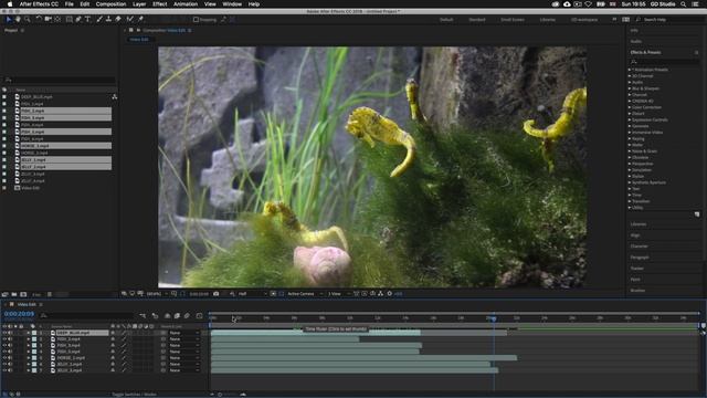 Simple Video Editing In After Effects Ep8/48 [Adobe After Effects For Beginners]
