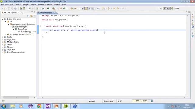 Introduction to Errors in Java | Edureka смотреть онлайн