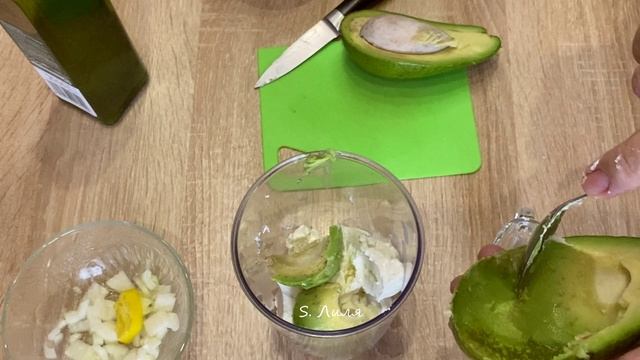 Салат с говядиной, майонез из авокадо. смотреть онлайн