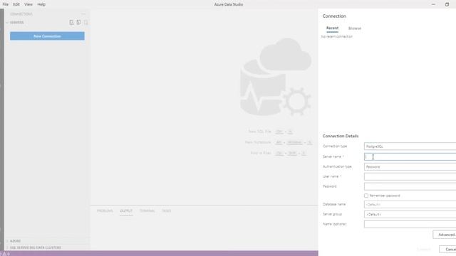 Connect PostgreSQL from Azure Data Studio смотреть онлайн