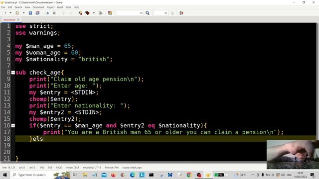 Perl Programming Project - Pension Checker 2023 смотреть онлайн