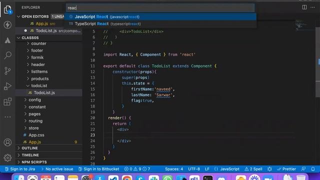 #11- React Class vs Functional Components | ReactJS | Naveed Sarwar смотреть онлайн