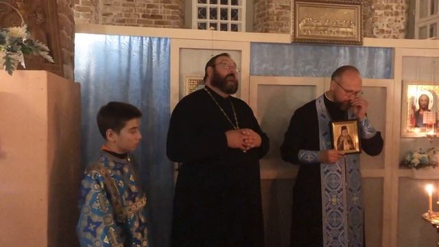 Поздравление отца Андрея Лунова с Престольным Праздником. 20 сентября 2021 г после Всенощного бдени смотреть онлайн