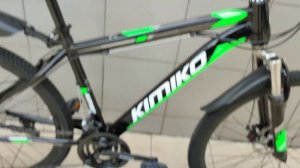 Велосипед KIMIKO 26, черно-зеленый