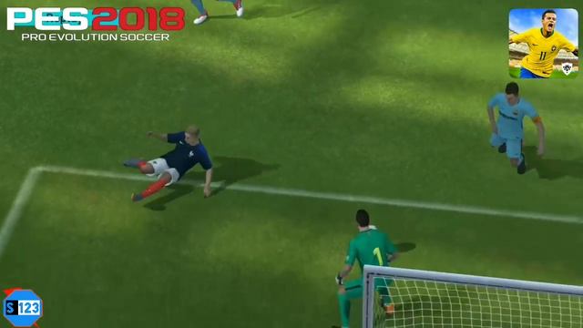 PES2018 Mobile Vs FIFA16 Mobile смотреть онлайн