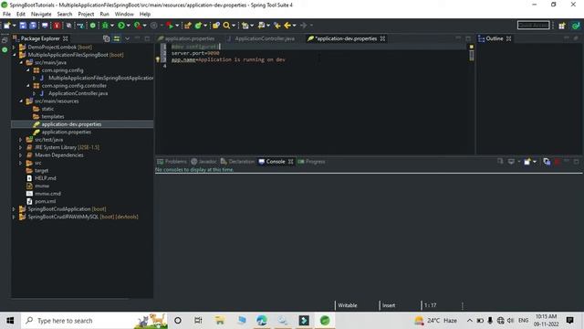 Spring Boot - Create and Use of multiple application.properties files | Spring Boot Profiles смотреть онлайн