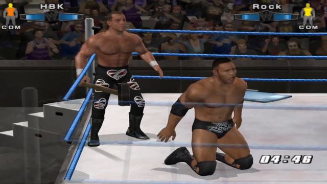 WWE SmackDown! Vs. Raw 2006 | FIRST BLOOD MATCH | Shawn Michaels Vs The Rock!