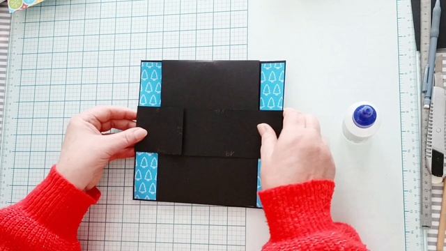 Scrapbooking TUTO Page 4 Face À Album Popup De Noël #scrapbooking #popupalbum #scrapbook