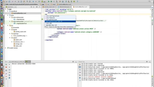 Android WS 011 Web Siteleri – SOAP HTTP GET POST HttpClient 3 смотреть онлайн