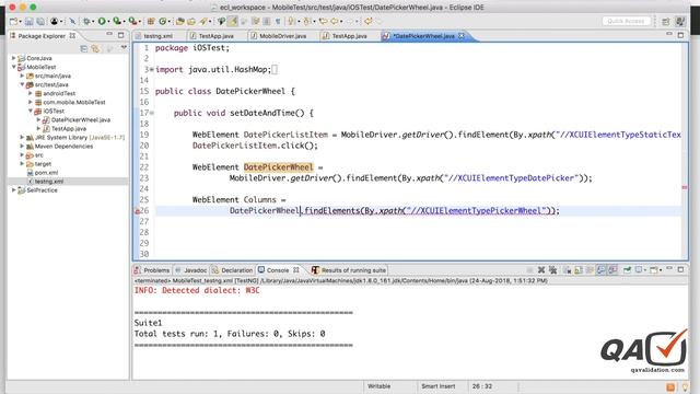 Handle UIPickerWheel in iOS mobile using appium java смотреть онлайн