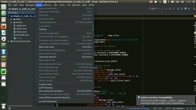 Short demonstration of Pycharm Python IDE смотреть онлайн