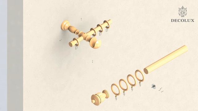 Монтаж двухрядного стенового карниза Антик смотреть онлайн