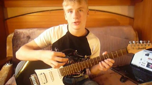 Однооктавная гамма ля минор (Am) смотреть онлайн